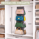 Organizador colgante de carteras de 8 Divisiones - Multiuso (premium)