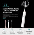Cepillo de Dientes Eléctrico Ultrasónico X3 – 4 Modos, Recargable USB y 4 Cabezales