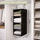 Organizador colgante de 4 estantes - Multiuso