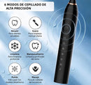 Cepillo de Dientes Eléctrico Ultrasónico X3 – 4 Modos, Recargable USB y 4 Cabezales