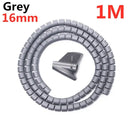 Organizador de Cables en Espiral Flexible – 10mm y 16mm | 1m y 2m