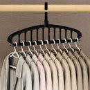 Organizador Plegable de Ropa – Percha Múltiple Antideslizante para Armario