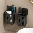 Organizador de Pared para Baño – Portacepillos, Pasta Dental y Accesorios, Sin Perforaciones