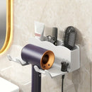 Soporte de Pared para Secador de Pelo – Sin Perforaciones, Organizador de Baño