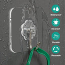 Ganchos Adhesivos Transparentes sin Taladro – Pack de 5 a 50 unidades