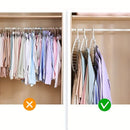 Organizador Plegable de Ropa – Percha Múltiple Antideslizante para Armario