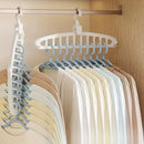 Organizador Plegable de Ropa – Percha Múltiple Antideslizante para Armario