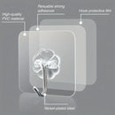Ganchos Adhesivos Transparentes sin Taladro – Pack de 5 a 50 unidades