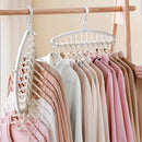 Organizador Plegable de Ropa – Percha Múltiple Antideslizante para Armario