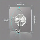 Ganchos Adhesivos Transparentes sin Taladro – Pack de 5 a 50 unidades