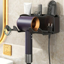 Soporte de Pared para Secador de Pelo – Sin Perforaciones, Organizador de Baño
