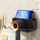 Soporte de Pared para Secador de Pelo – Sin Perforaciones, Organizador de Baño