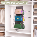 Organizador colgante de carteras de 6 divisiones - Multiuso (premium)